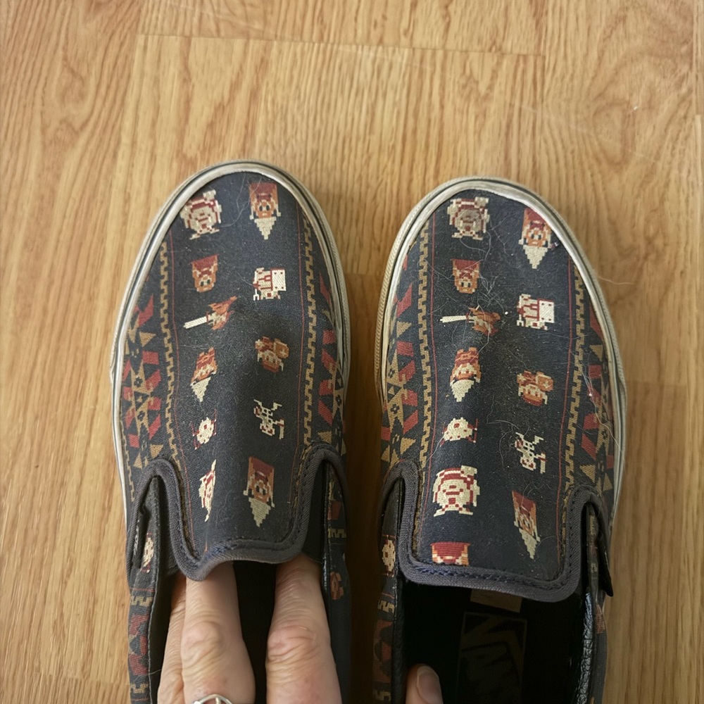 Vans Multicolor Patterned Slip-On Sneakers Zelda LTD